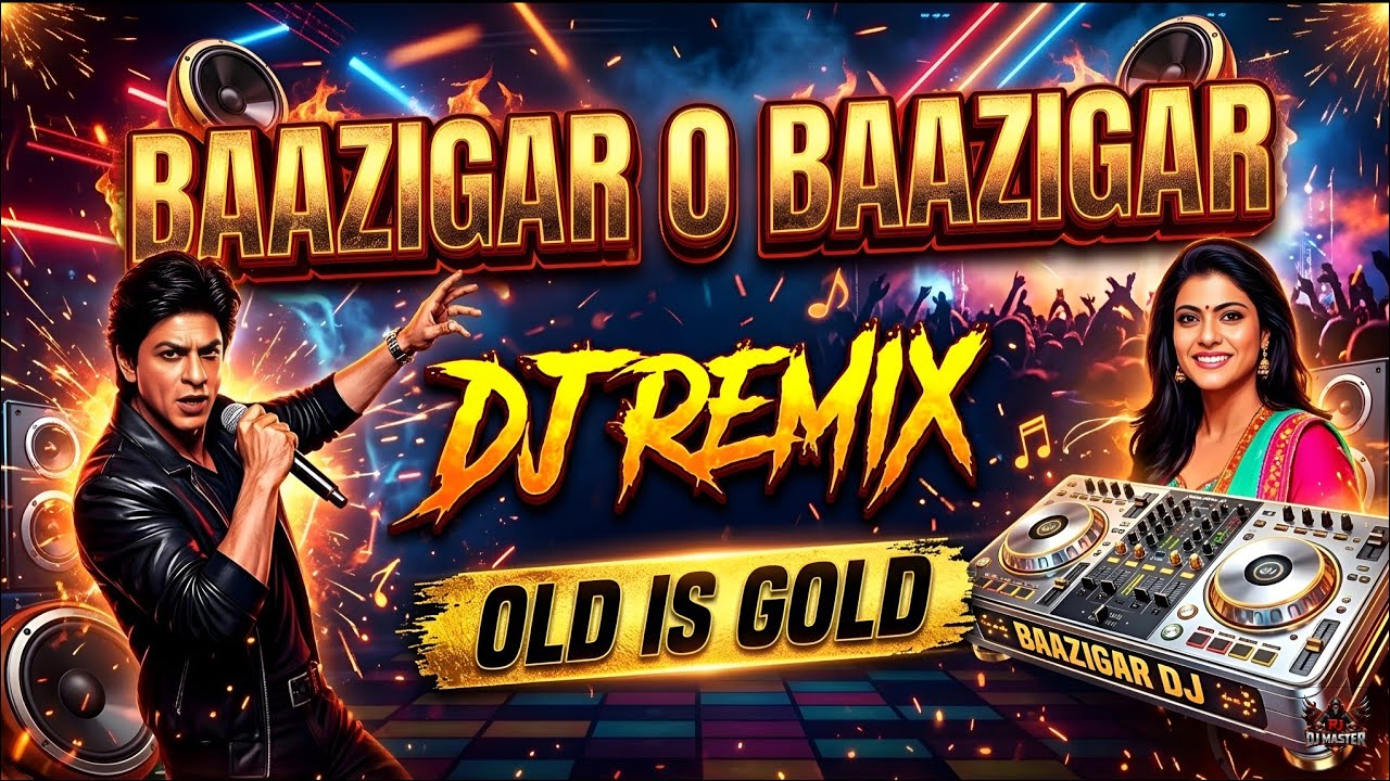Baazigar O Baazigar 🔥 DJ Hard Bass Remix | Romantic EDM Mix | Bollywood Song |