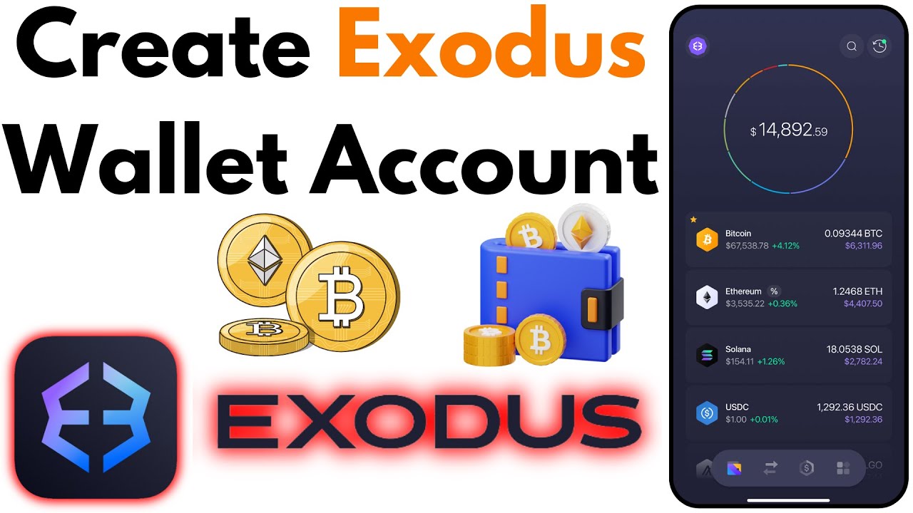 How to Setup Exodus Wallet in Mobile | How to Create Account Exodus Wallet