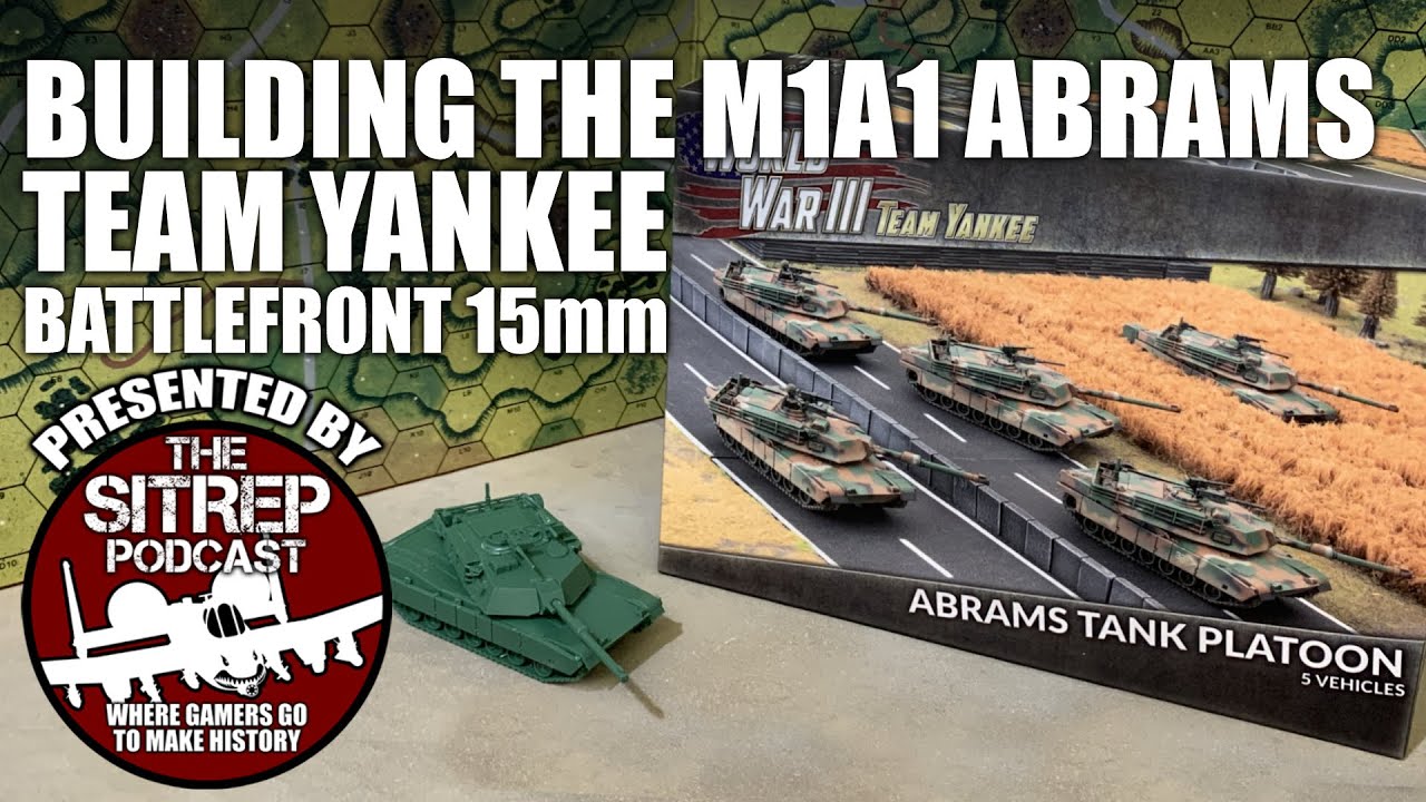 Building M1A1 Main Battle Tank (15mm Battlefront)