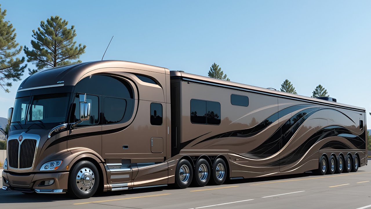 The 2026 Kenworth T2000 Motorhome Has a CINEMA, BEDROOM & JACUZZI?! Unreal Build!