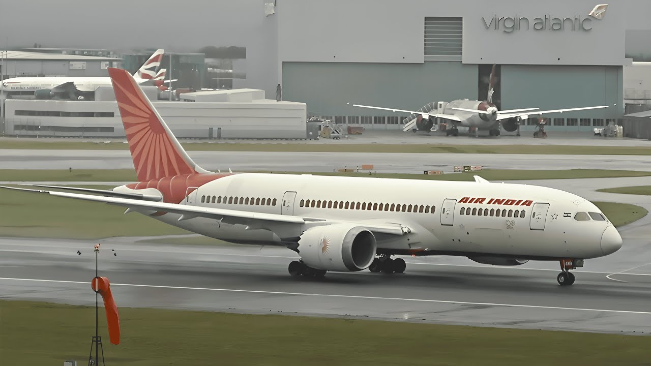 Air India VT-ANB | 5 Takeoffs and Landings from Heathrow | HD | [Credit: Flight Focus 365]