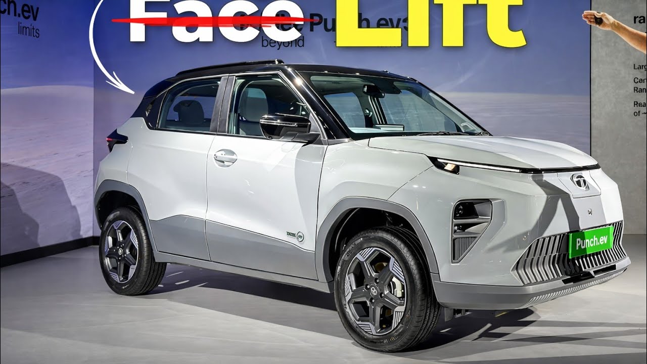 New tata punch ev facelift 
