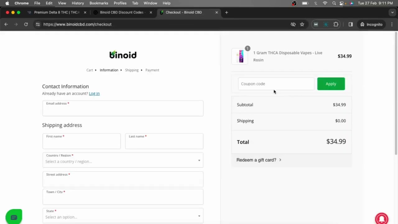 Hand-Tested ✅ Binoid CBD Coupon Codes for 2025 | Upto 70% Off With CodeSpotr.com