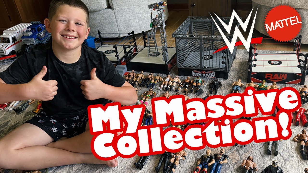 MASSIVE COLLECTION OF WWE ACTION FIGURES!