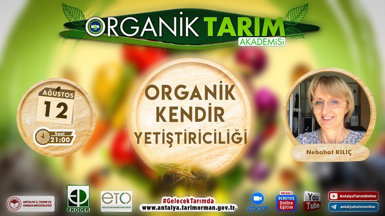 Organik Tarım Akademisi-37 Organik (Kendir) Kenevir Yetiştiriciliği Nebahat Kılı&ccedil;