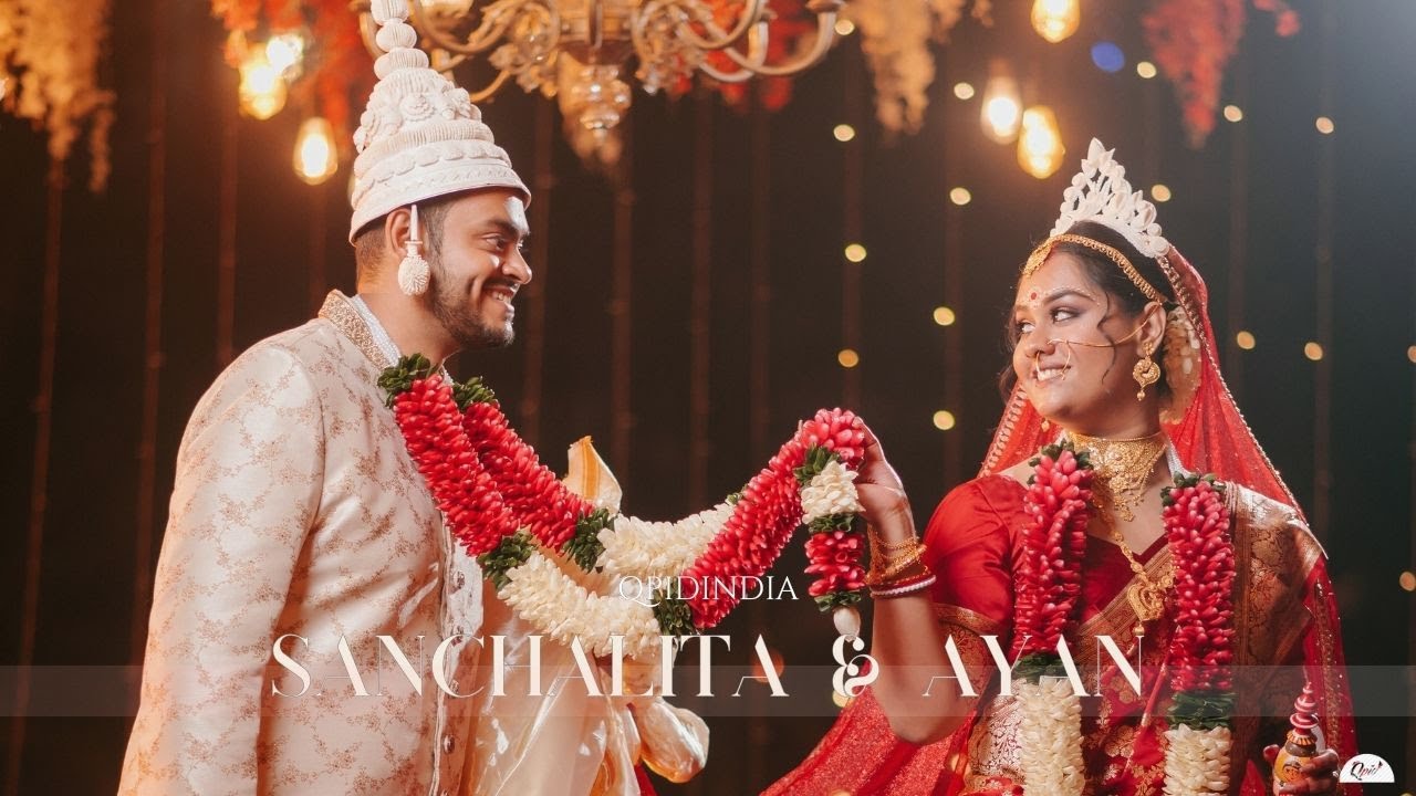 Best Bengali Wedding Video | সঞ্চলিতা & অয়ন Wedding Film #bestbengaliweddingvideo  QPID 2024