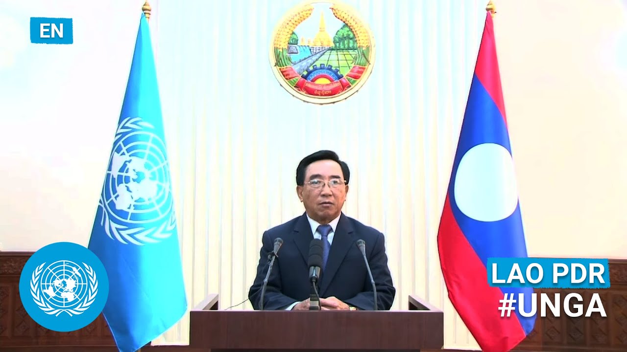 🇱🇦 Lao People's Democratic Republic - Prime Minister Addresses UN General Debate, 76th Session (EN)