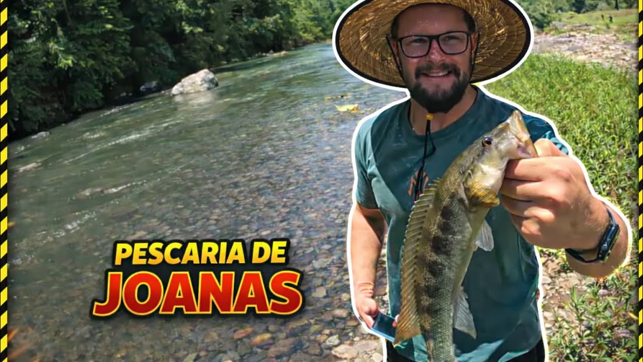 PESCARIA EM RIO DE CORREDEIRAS, EM BUSCA DAS JONAS - PESCA ULTRA LIGHT.