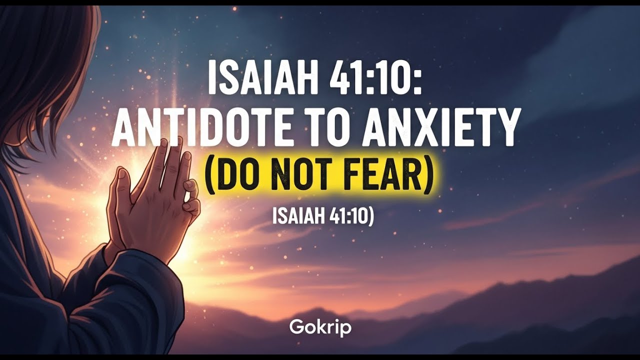 Isaiah 41:10: Antidote to Anxiety (Do Not Fear)