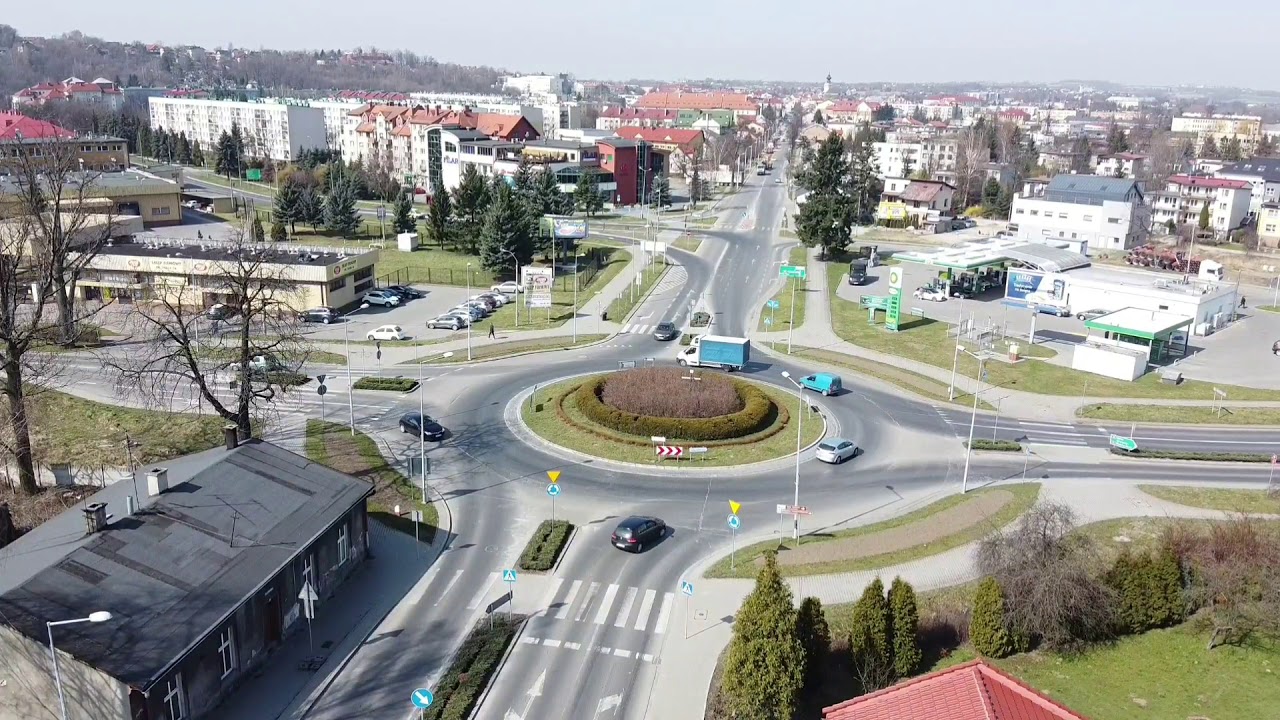 Andrychów, Kęty, Wadowice z lotu ptaka