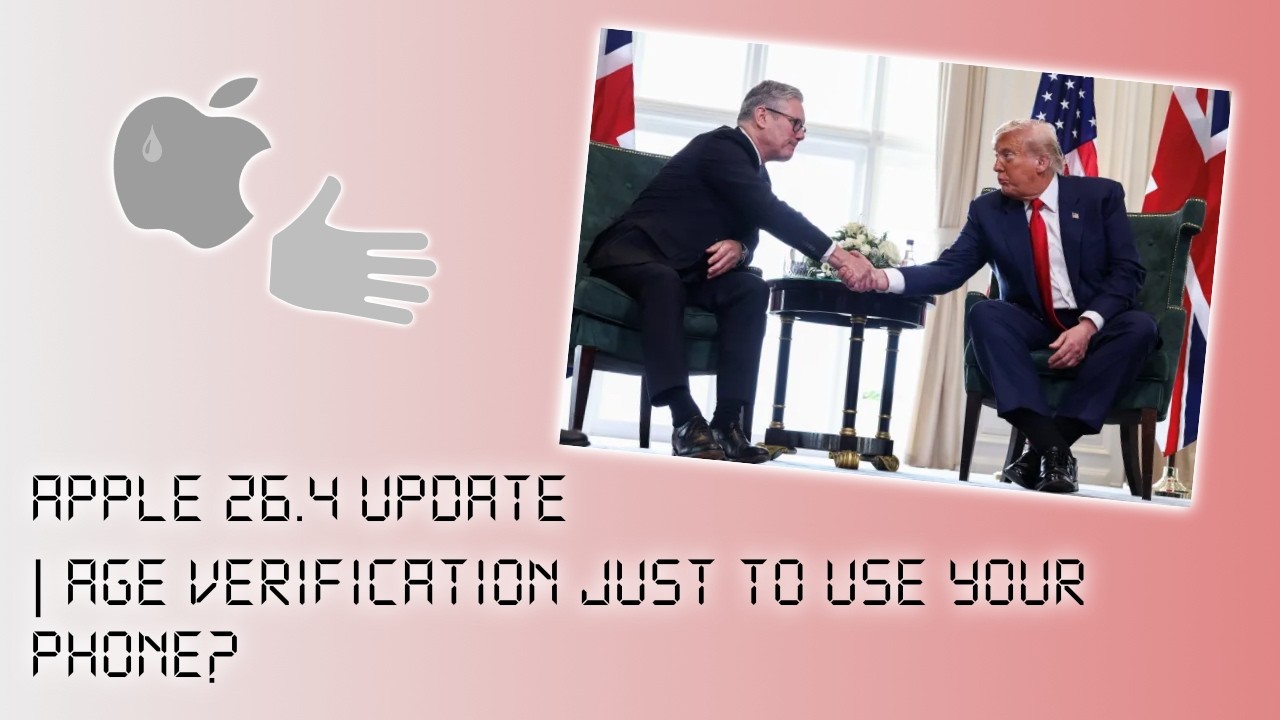 Apple 26.4 Update | UK Age Verification Just to Use your Phone?