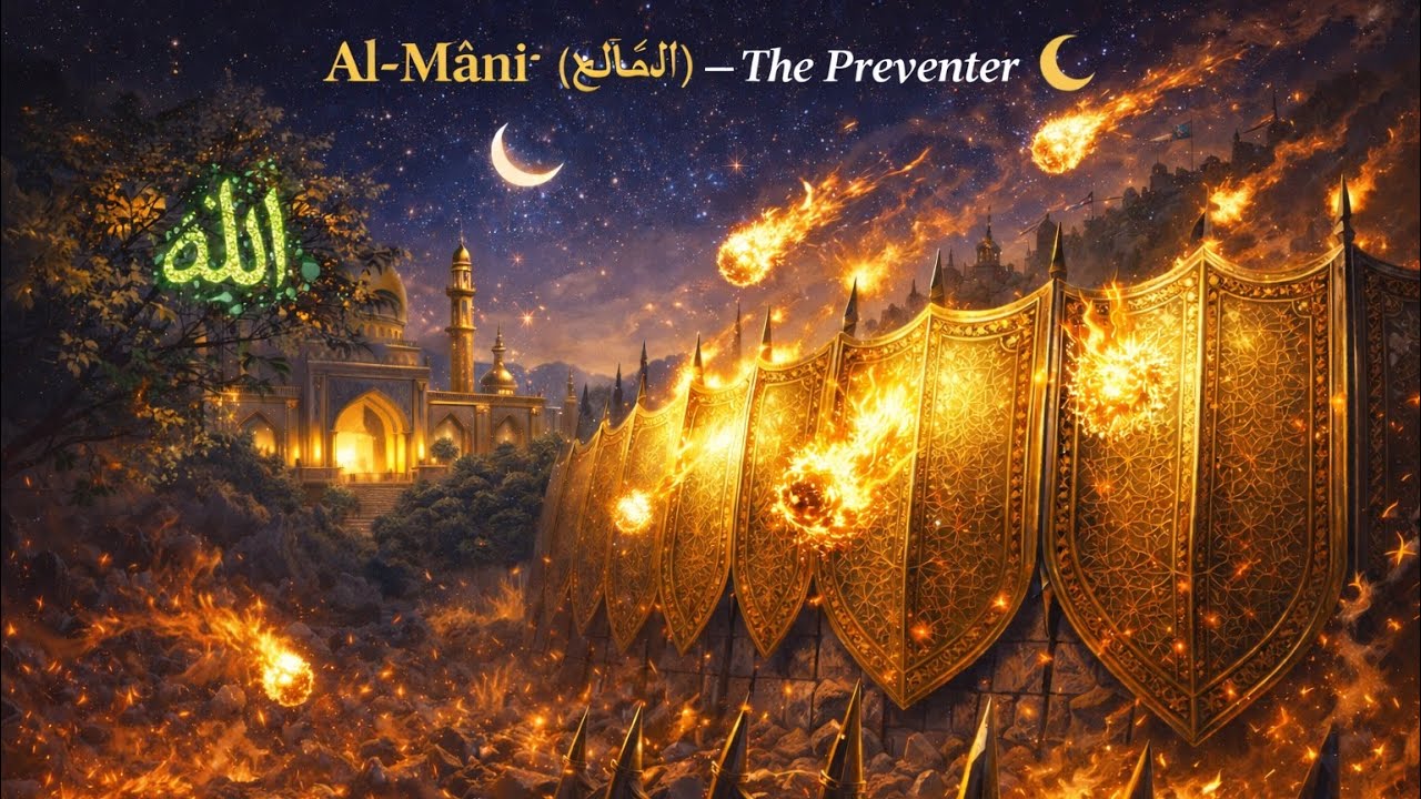 Al-Māniʿ (ٱلْمَانِع) – The Preventer 🌙
