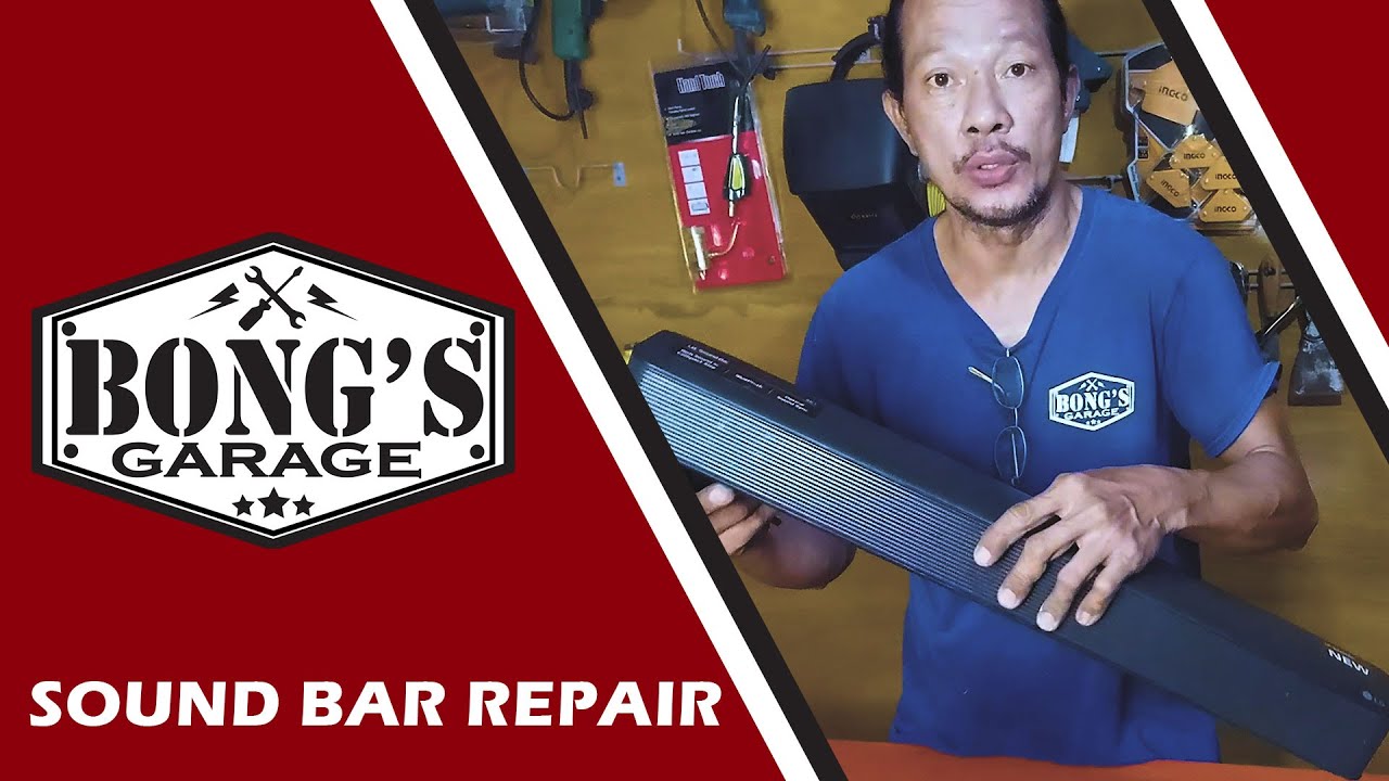 Pag-repair ng sira at dinaga na Sound Bar