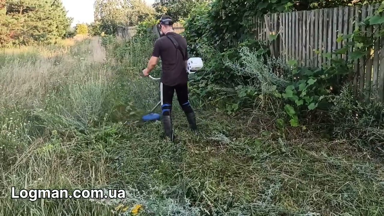 Zomax ZMDG5131U на режиме ТУРБО! Косим густой бурьян!