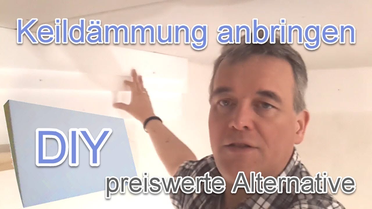 Nr. 032 Bonus-Video | Thema: DIY-Keildämmung anbringen/montieren an Deckendämmung = Wärmebrücken weg