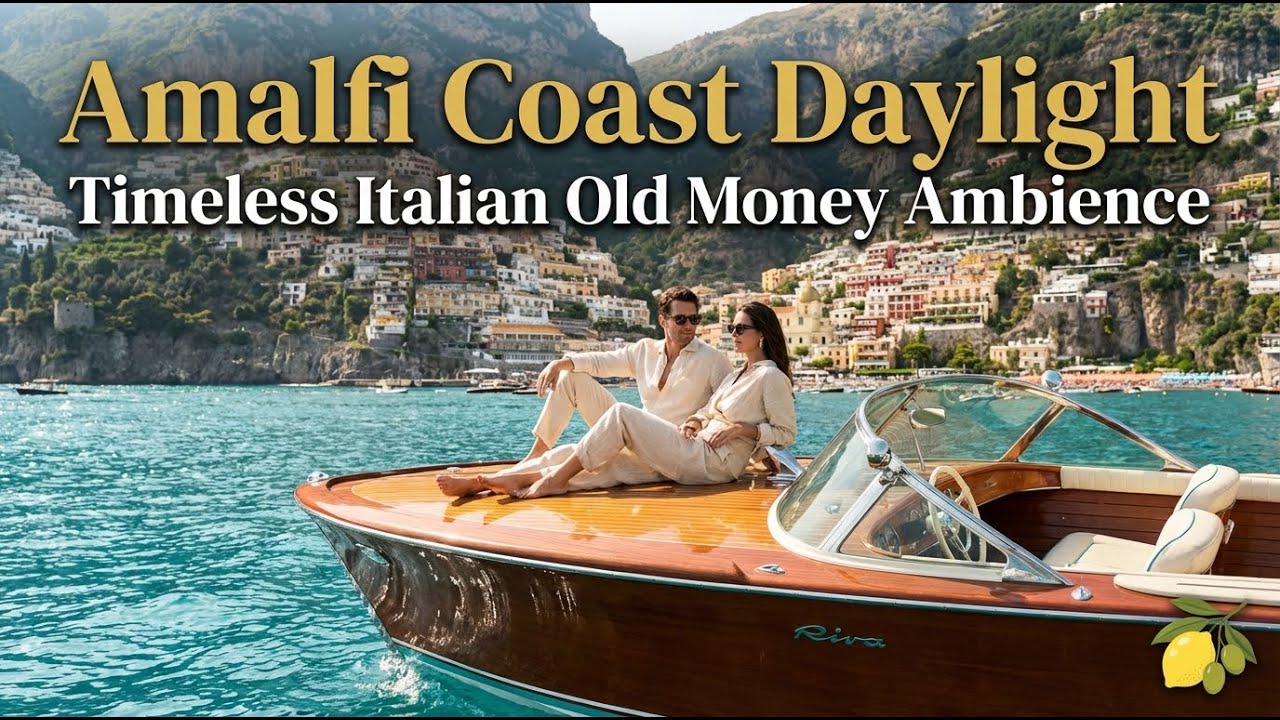Amalfi Coast Daylight | Timeless Italian Old Money Ambience