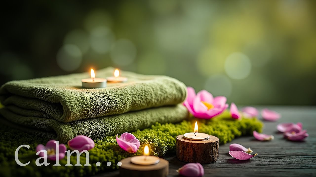 🌿 Relaxing Bamboo Waterfall Sounds | Calming Nature Ambience for Sleep, Meditation & Stress Relief