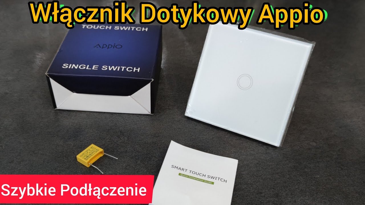 Włącznik Dotykowy Appio Szklany