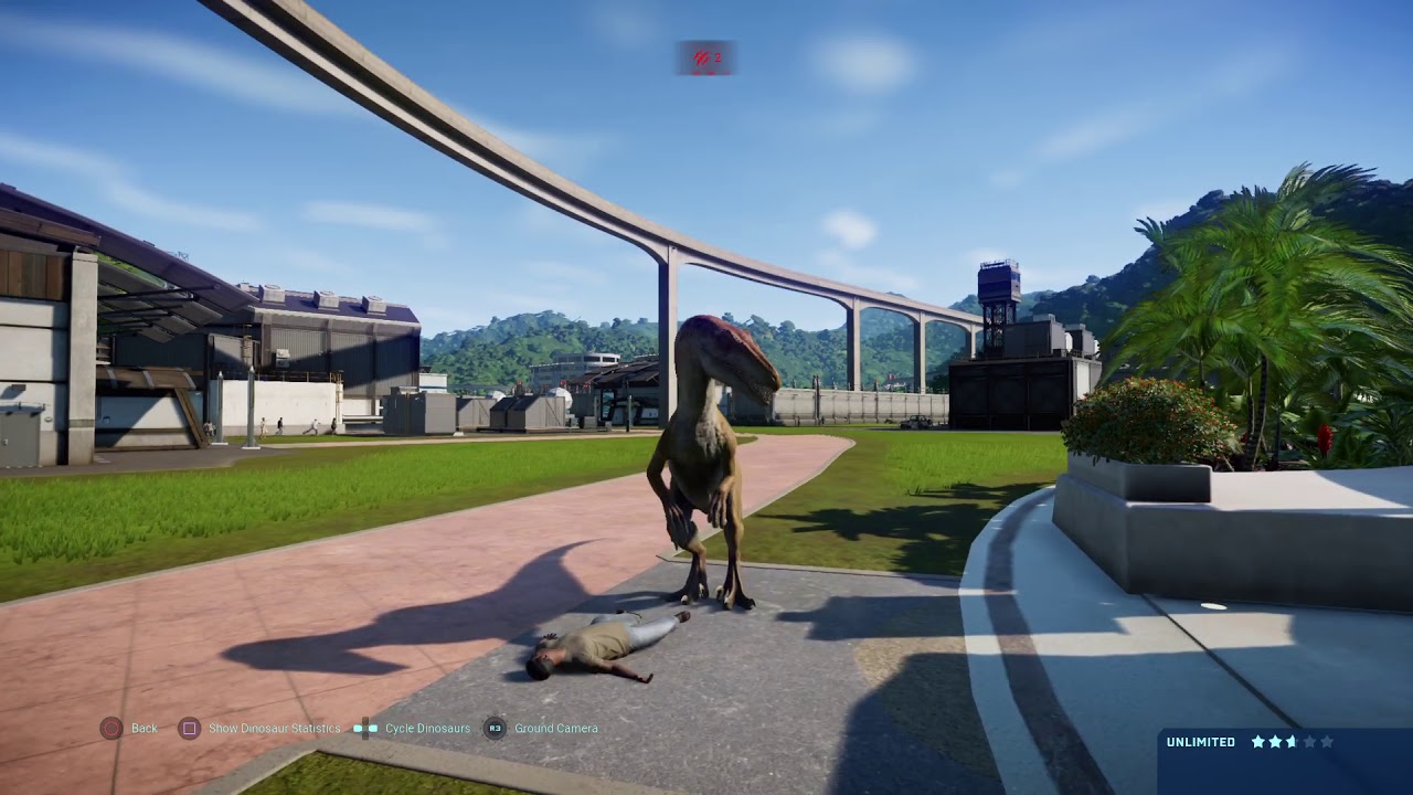 Jurassic World Evolution: Spinoraptor human rampage