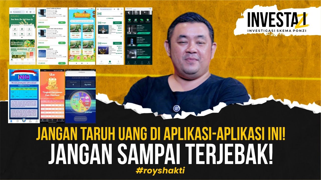 Jangan Taruh Uang di Aplikasi-Aplikasi Ini! Jangan Sampai Terjebak! #royshakti