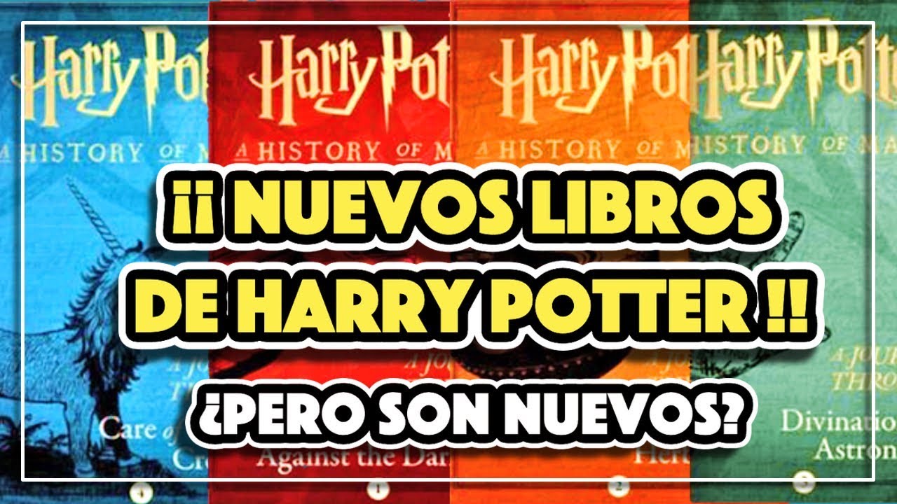 ¡¡4 NUEVOS LIBROS DE HARRY POTTER!! J.K. Rowling lo anuncia pero... ¿SON NUEVOS LIBROS? + SORTEO!!!