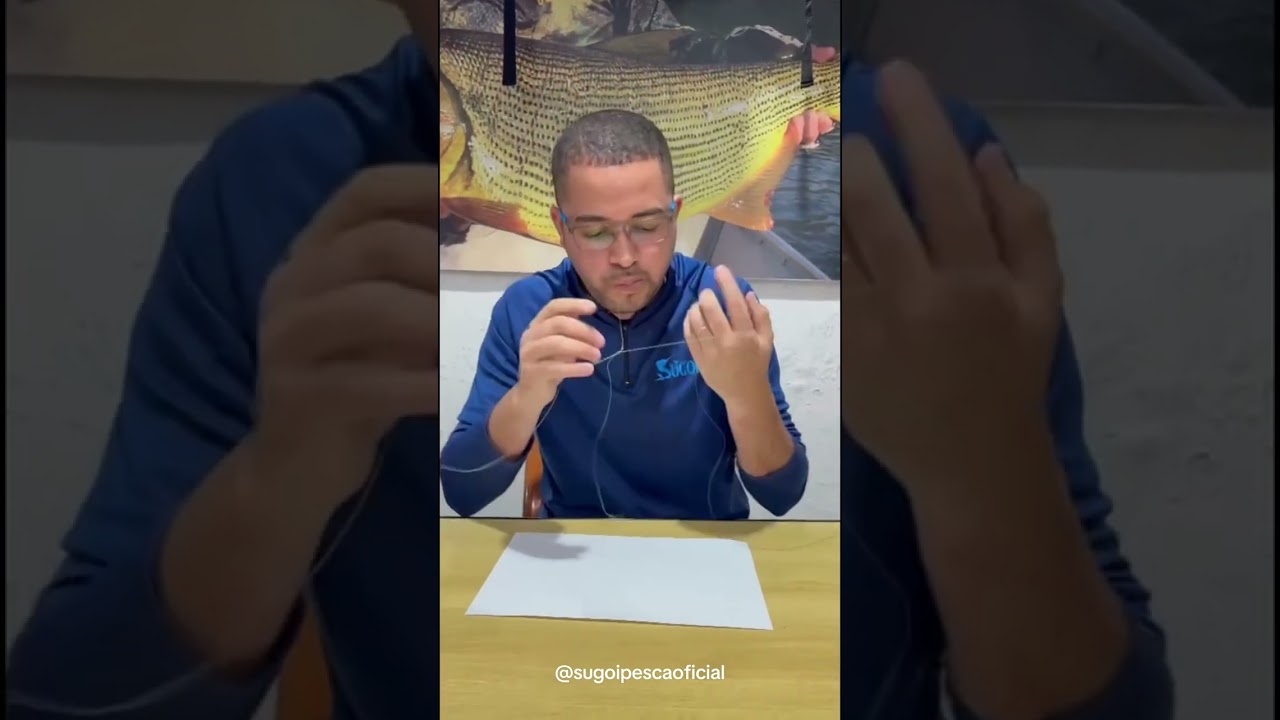 Nó SF ! Um dos nós mais fortes para pesca esportiva!