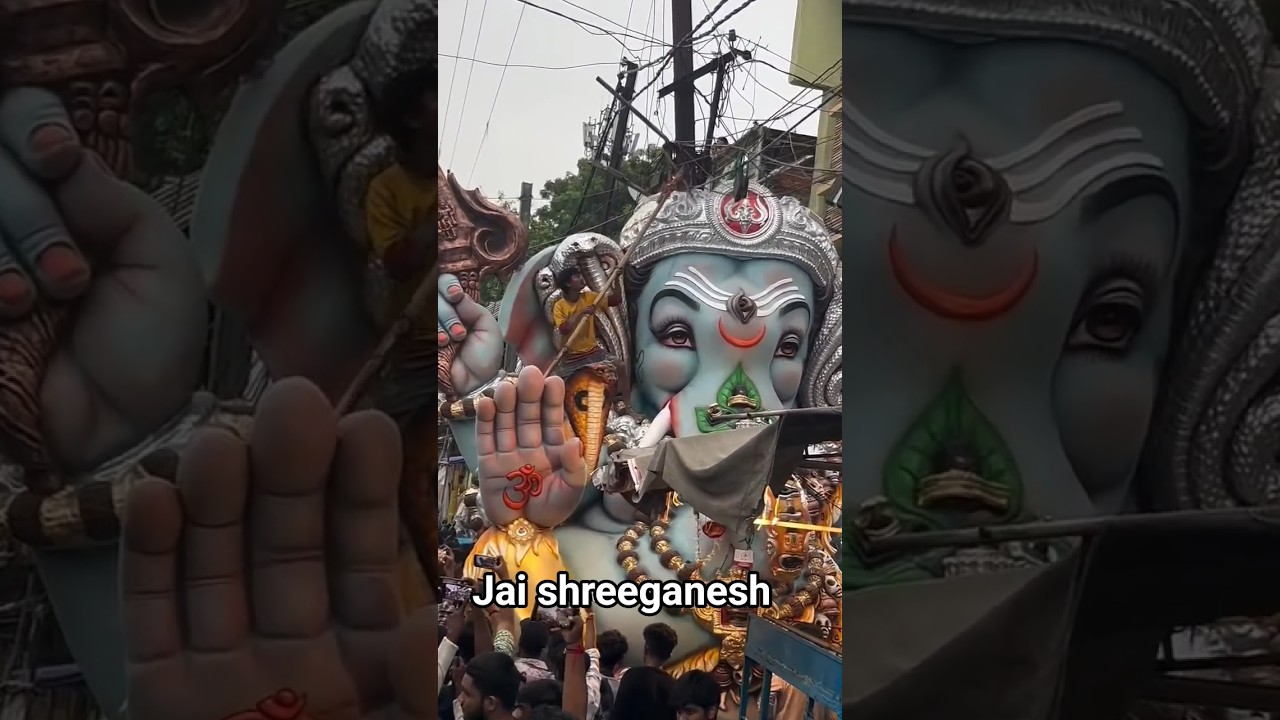 jai shree ganesh #dhoolpetganeshidol #hyderabadganesh2025 #ganeshji #vlog #shorts
