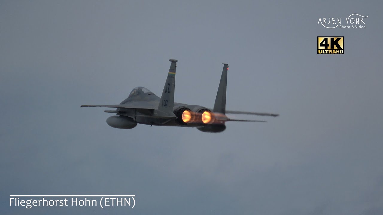 [4K] Air Defender 2023 : Daily operations at Fliegerhorst Hohn (ETNH) 15-06-2023