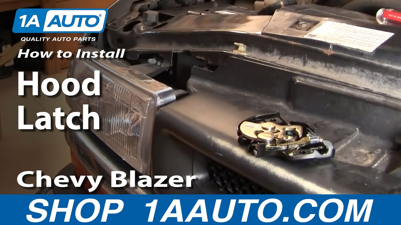 How to Replace Hood Latch 94-05 Chevy Blazer S10