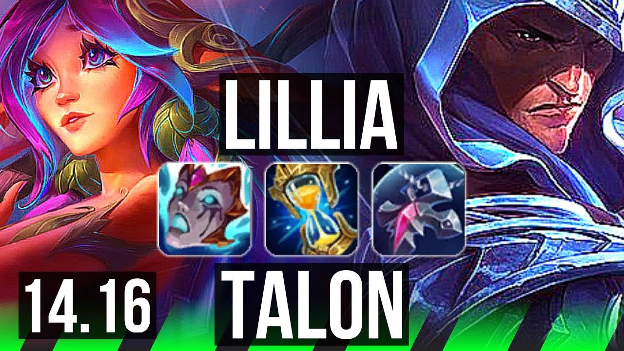 LILLIA vs TALON (JGL) | 7/2/11, 1000+ games, Dominating | EUW Challenger | 14.16