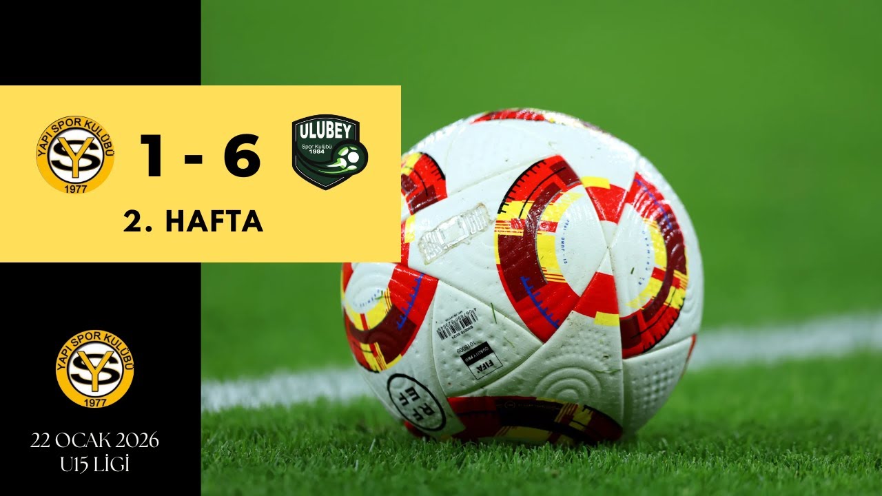 U15 2. Hafta Ma&ccedil; G&ouml;r&uuml;nt&uuml;leri Yapı Spor 1 - 6 Ulubeyspor 22.01.26