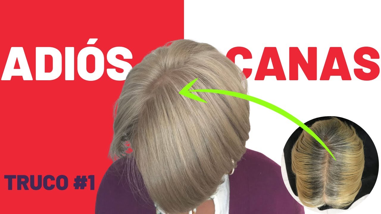 Cómo Cubrir CANAS para LOGRAR un RUBIO PLATINADO ✅ (FÁCIL Y RÁPIDO)