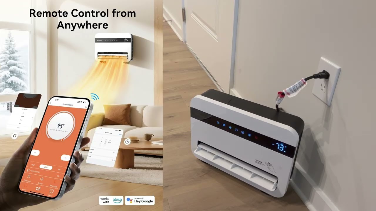 Этот умный обогреватель за 99 долларов обогреет любую комнату за 2 секунды! (Wi-Fi + управление A...