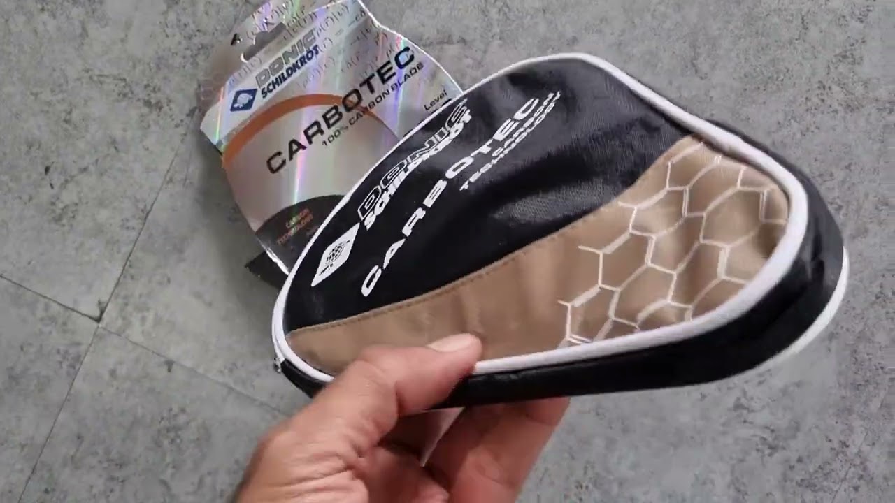Bet Ping Pong Donic Schildkrot Carbotec 7000 + Cover Tenis Meja Donic Schildkrot
