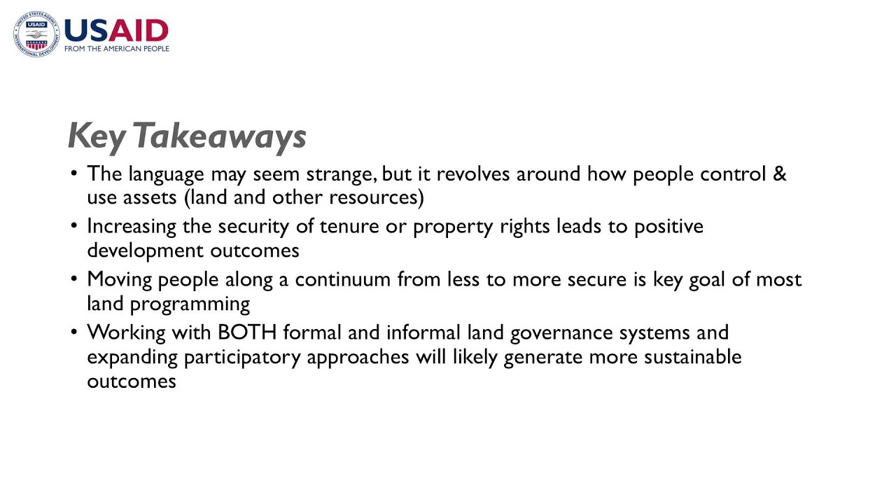 LTPR Module 2 Part 6: Key Takeaways