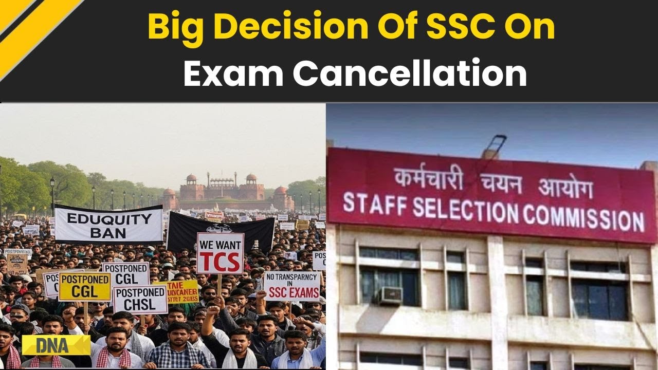 SSC Protest: SSC Exam 2025 Will Not Be Cancelled; Retest Likely For Affected Students |SSC Exam News