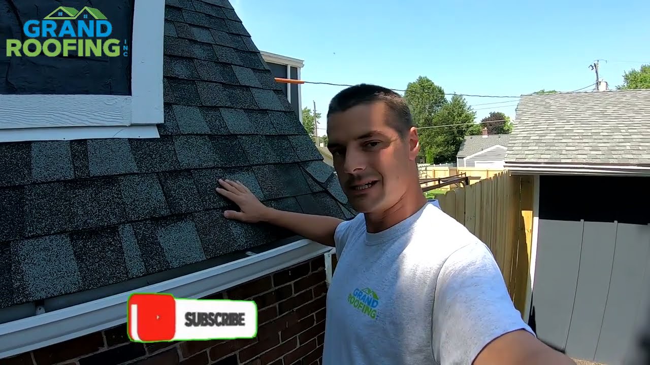 Replacing Roof Shingles That a painter painted