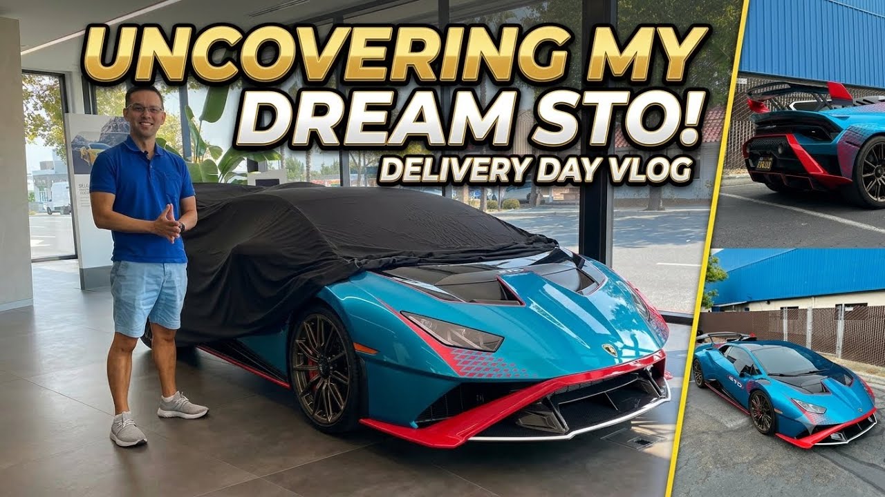 DELIVERY DAY! My New 2022 Lamborghini Huracan STO