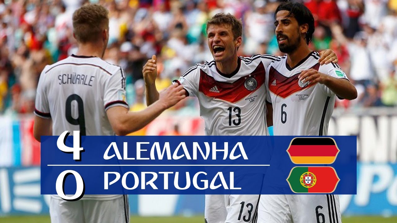 Alemanha 4 X 0 Portugal - melhores momentos ( GLOBO HD 720p ) Copa do Mundo Brasil 2014