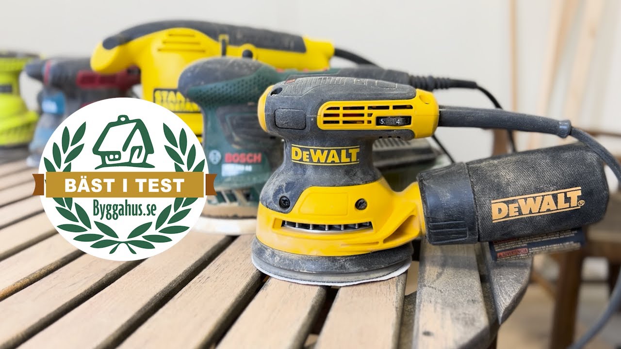 Test 6 excenterslipar med sladd – bäst i test