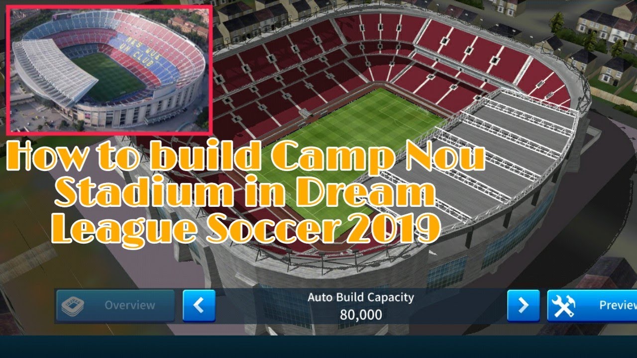 How to create Camp Nou Stadium in Dream League Soccer 2019 | FC Barcelona's Home Stadium | Mr MAD