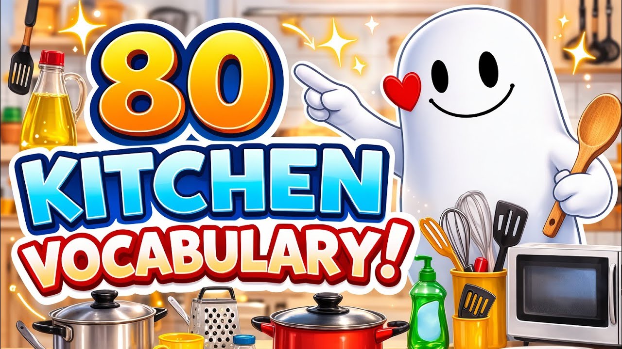 🥢🥣80 Мастер-класс по кухонной лексике 🍽️ | Словарь кухонных инструментов и предметов 🔪🍳🍞 | Разгов...