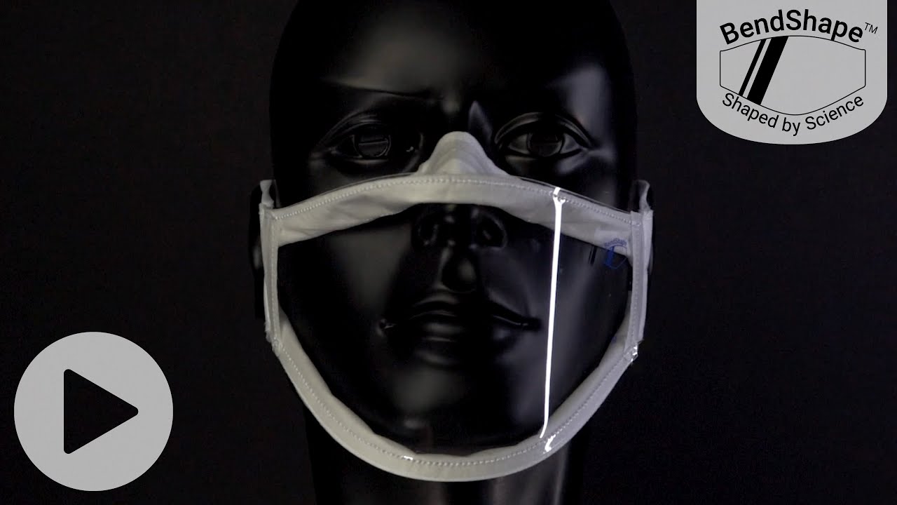 BendShape™: First ASTM3 Clear Mask