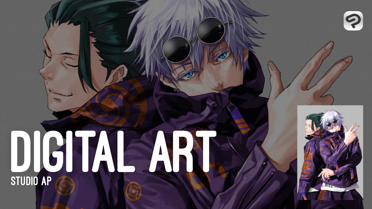 【呪術廻戦】悟と傑 描いてみた | Drawing Suguru Geto & Satoru Gojo | JujutsuKaisen