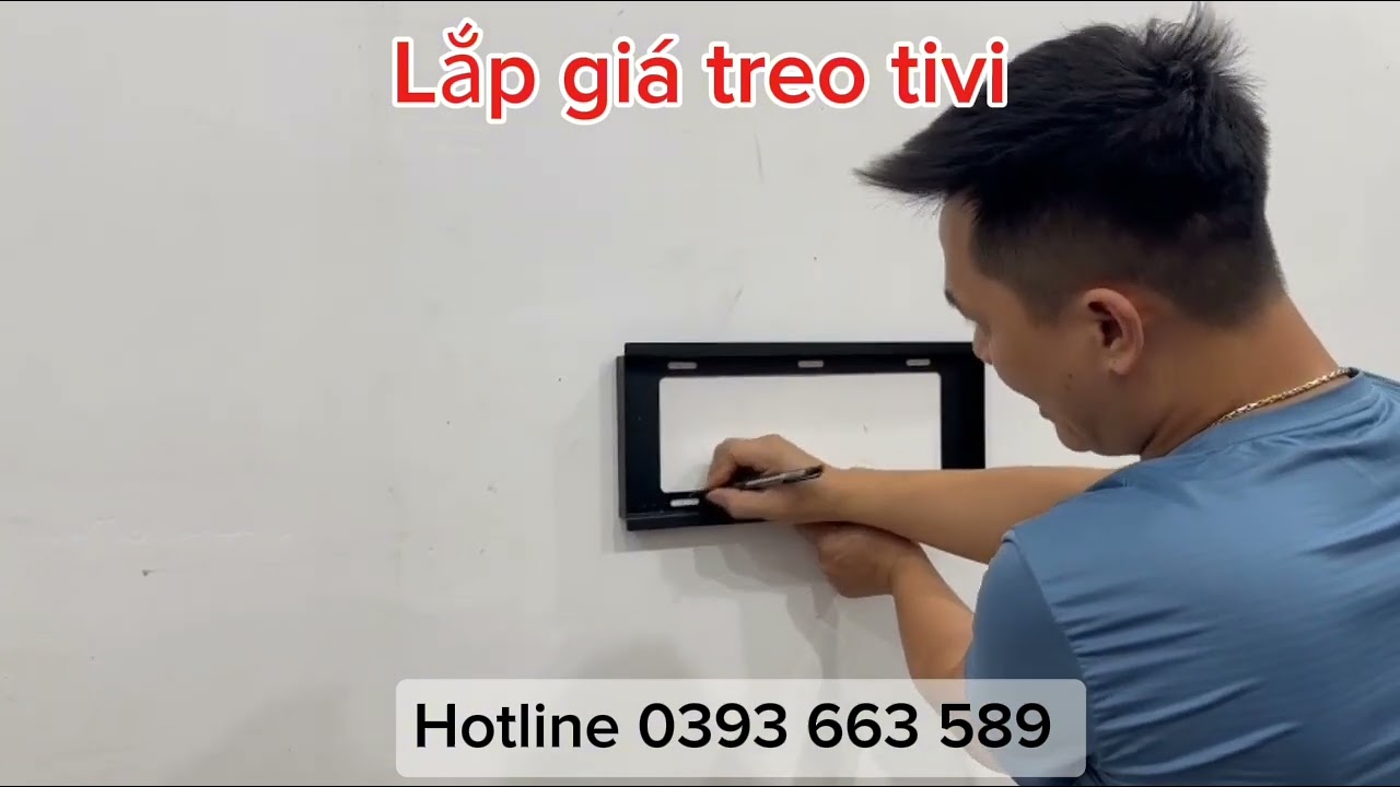 Hướng dẫn lắp giá treo tường cho tivi