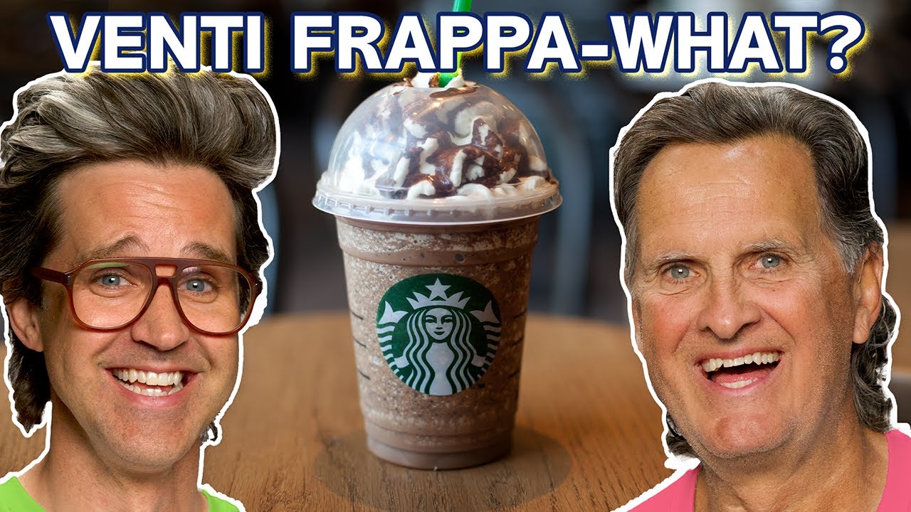 Dad Tries To Pronounce Starbucks Orders