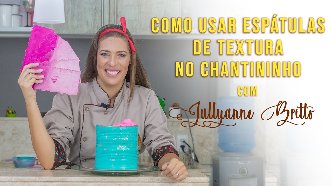 Como usar espátulas de textura no chantininho