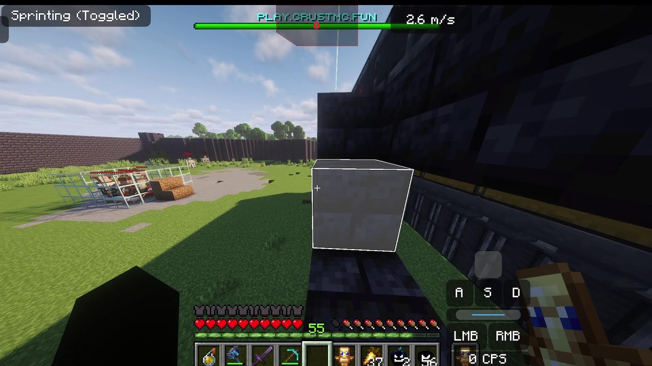 Minecraft smp crust mc ip in description
