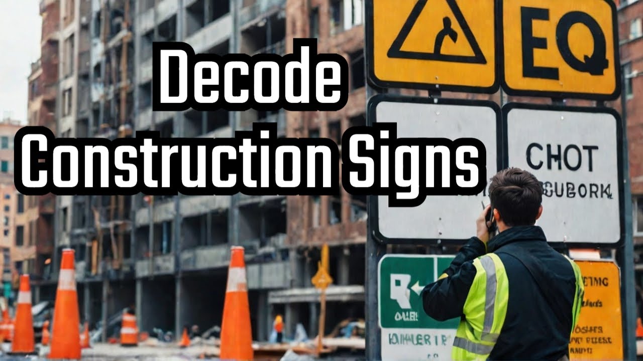 Decoding Construction Signs in the UK - What Do They REALLY Mean?