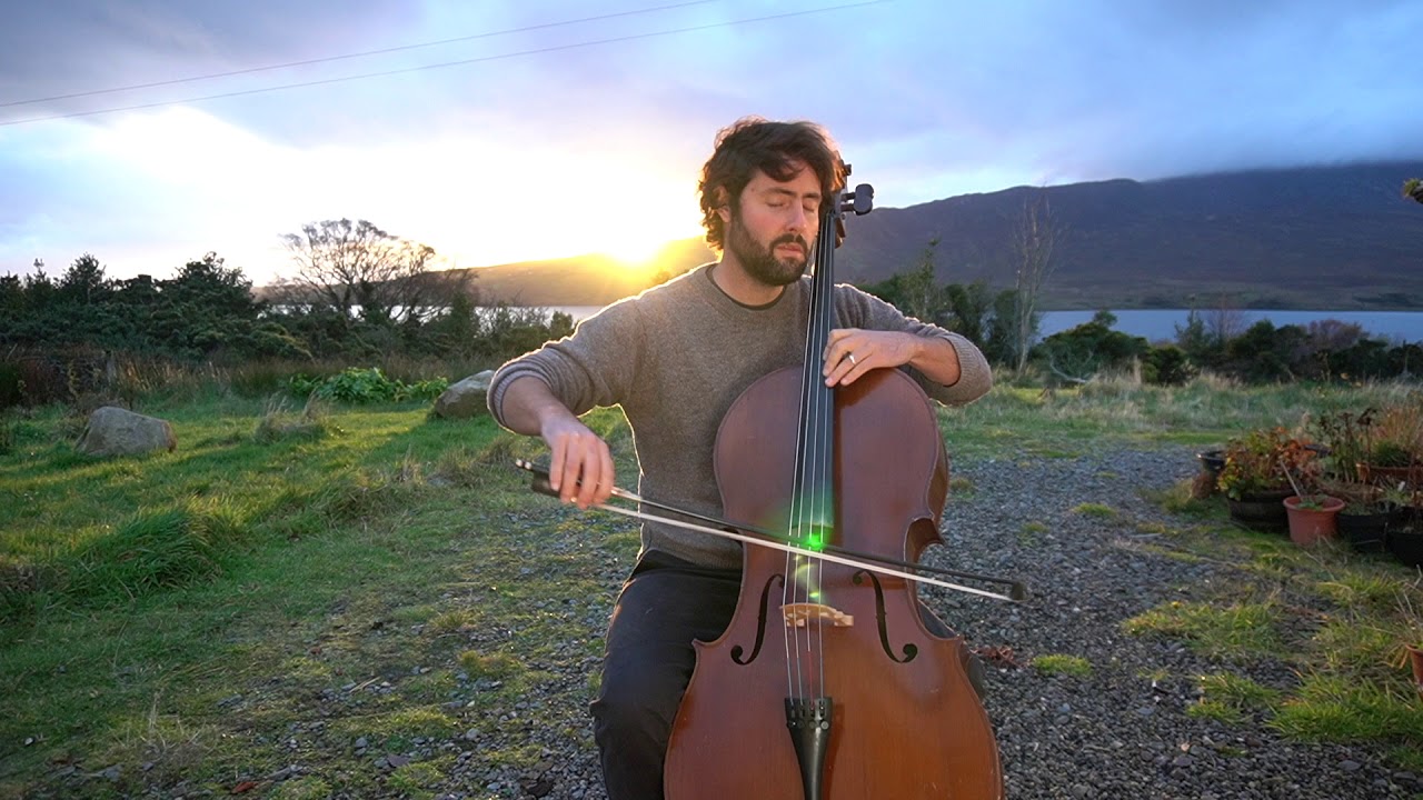 On Eagle's Wings Cello Solo Outdoors at Sunset in Ireland - Patrick Dexter